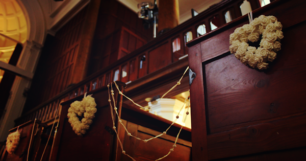 Wedding Pew Decoration